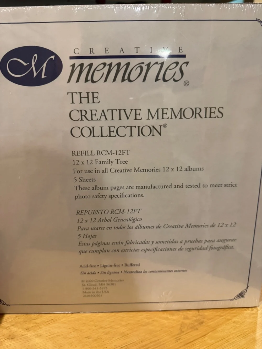 Creative Memories plastic new